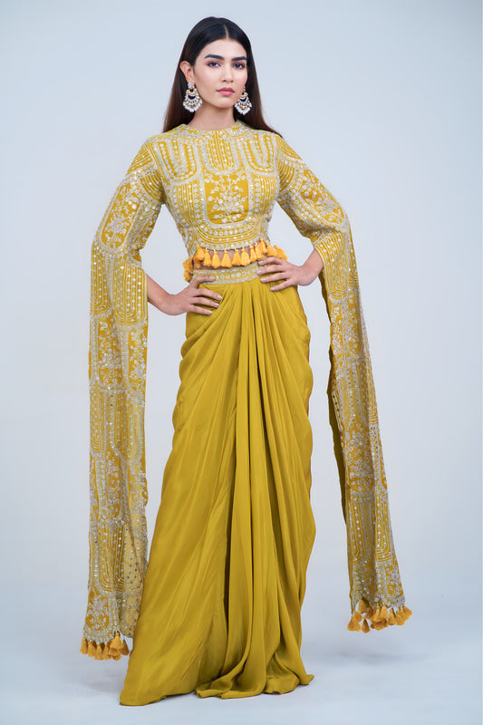 Exclusive Indo Western Long Sleeve Set