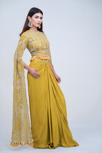 Exclusive Indo Western Long Sleeve Set