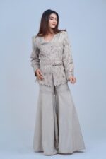 Luxury Indo-Western Embellished Blazer Set