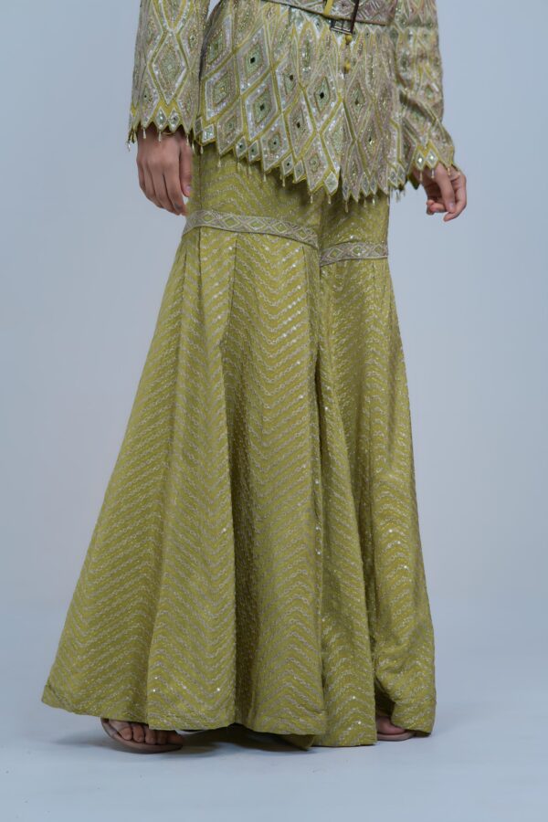 Luxury Indo-Western Embellished Blazer Set