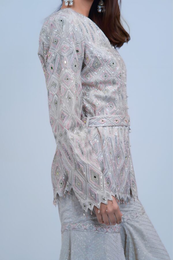 Luxury Indo-Western Embellished Blazer Set