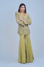 Luxury Indo-Western Embellished Blazer Set