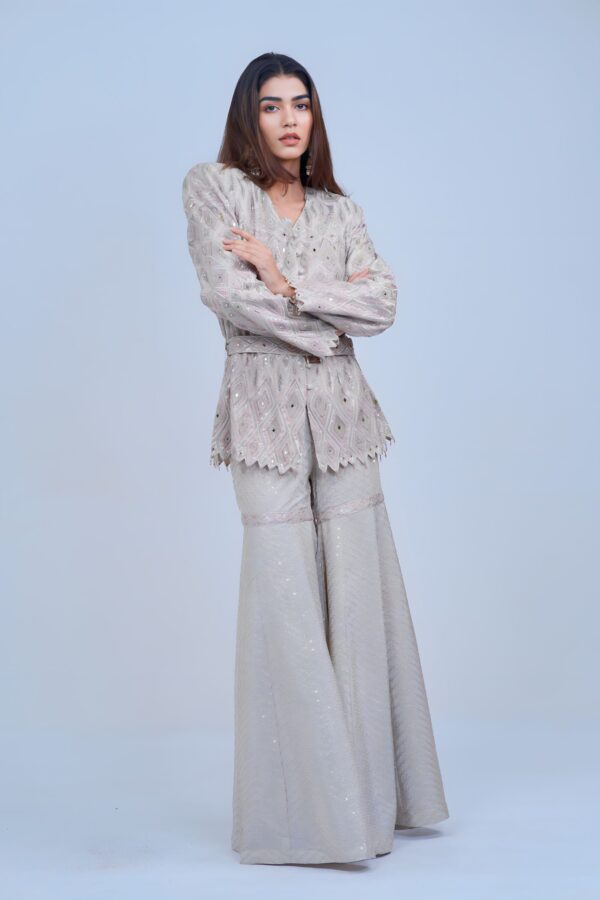 Luxury Indo-Western Embellished Blazer Set
