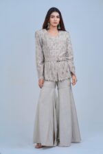 Luxury Indo-Western Embellished Blazer Set