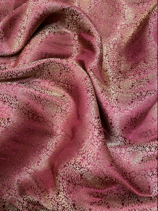 Fluorescent Shaded Kottri Velvet Suit with Embroidered Odhani