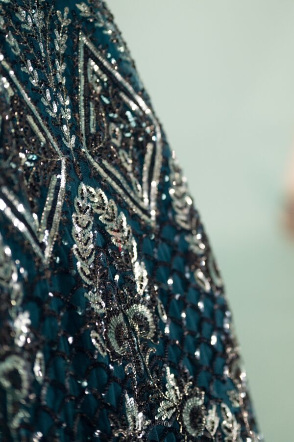 Royal Blue Hued Embroided Lehenga Choli With Dupatta