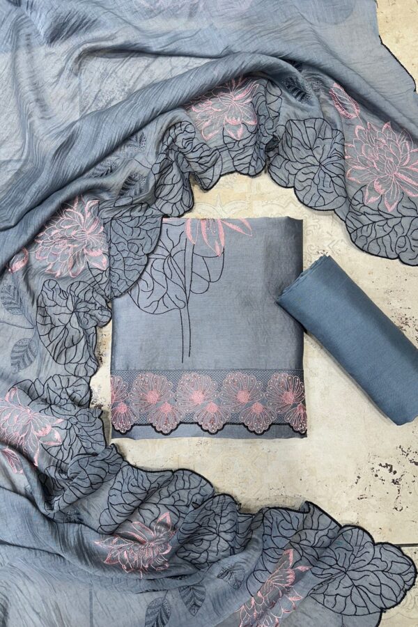 Elegant Mal Cotton Unstitched Suit