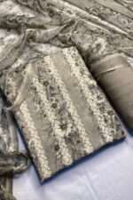 Dusty Hued Unstitched Pashmina suits
