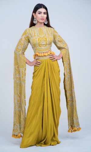 Exclusive Indo Western Long Sleeve Set