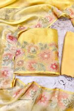 Pakistani Pure Organza Unstitched Suit – Exclusive Festive Collection