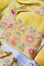 Pakistani Pure Organza Unstitched Suit – Exclusive Festive Collection