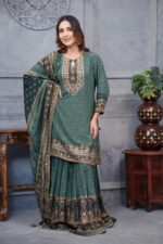 Pakistani Elegant Digital Printed Garara Suit