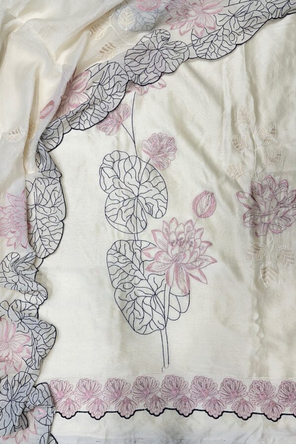 Elegant Mal Cotton Unstitched Suit