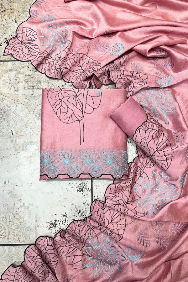 Elegant Mal Cotton Unstitched Suit