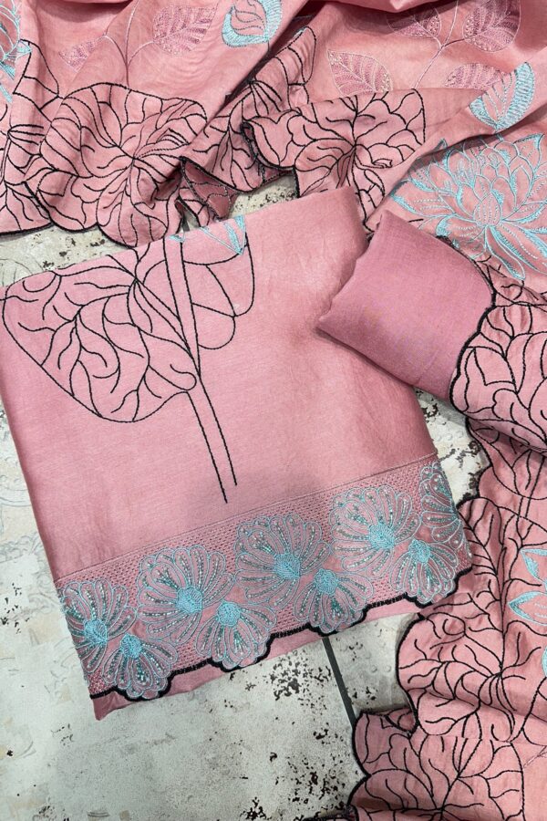 Elegant Mal Cotton Unstitched Suit