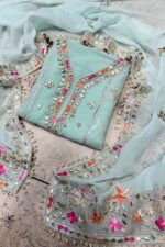 Cool Shades Intricate Pakistani Suit
