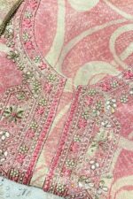 Elegant Intricate Unstitched Suits with Prints and Weaving