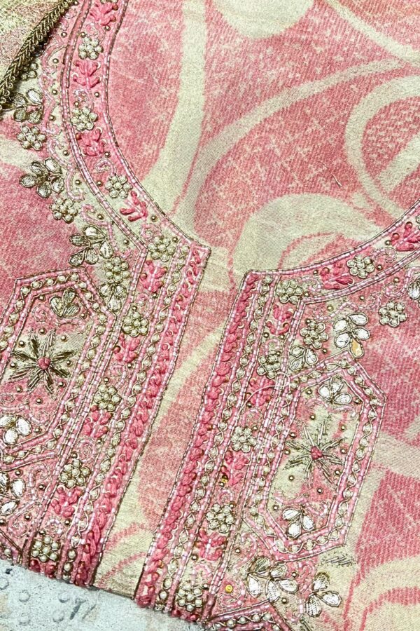 Elegant Intricate Unstitched Suits with Prints and Weaving
