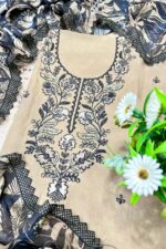Exquisite Organza Pakistani Unstitched Suit Set