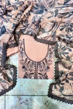 Exquisite Organza Pakistani Unstitched Suit Set