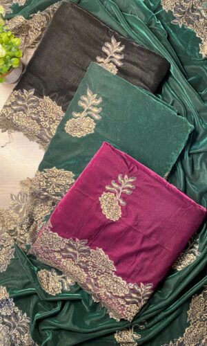 Pakistani Micro Velvet Unstiched Suit