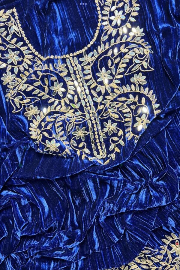 Crushing Micro Based Unstiched Pakistani Suit