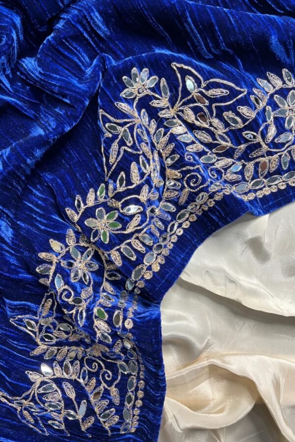 Crushing Micro Based Unstiched Pakistani Suit
