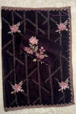 Dark Micro Velvet Pakistani Suit