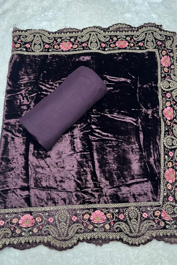 Original Dark Purple Pakistani Suit