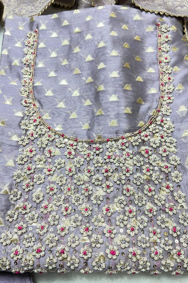 Banarasi Hand Stitched Traditional suit