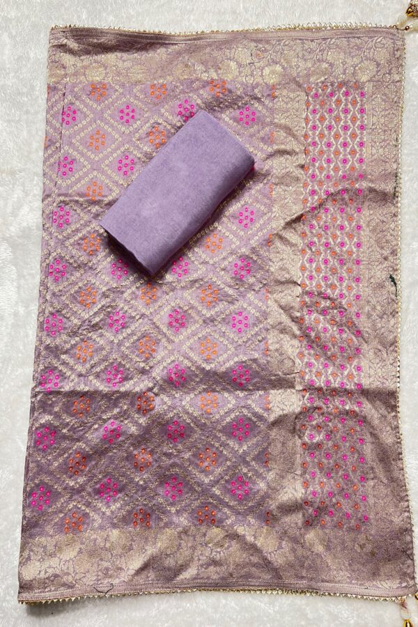 Banarasi Hand Stitched Traditional suit