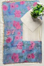 Elegant Aura Unstitched Suit with Sleek Beads Embroidery and Digital Printing
