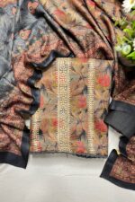 Resham Highlight Pashmina Floral Print With Shawl