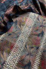 Resham Highlight Pashmina Floral Print With Shawl