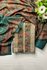 Resham Highlight Pashmina Floral Print With Shawl