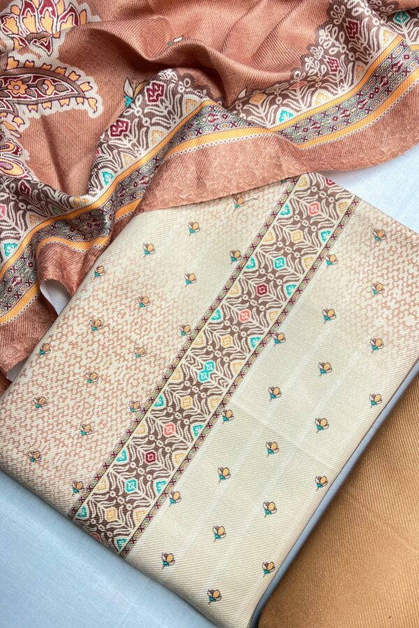 Contrast Beauty Digital Pashmina Suits