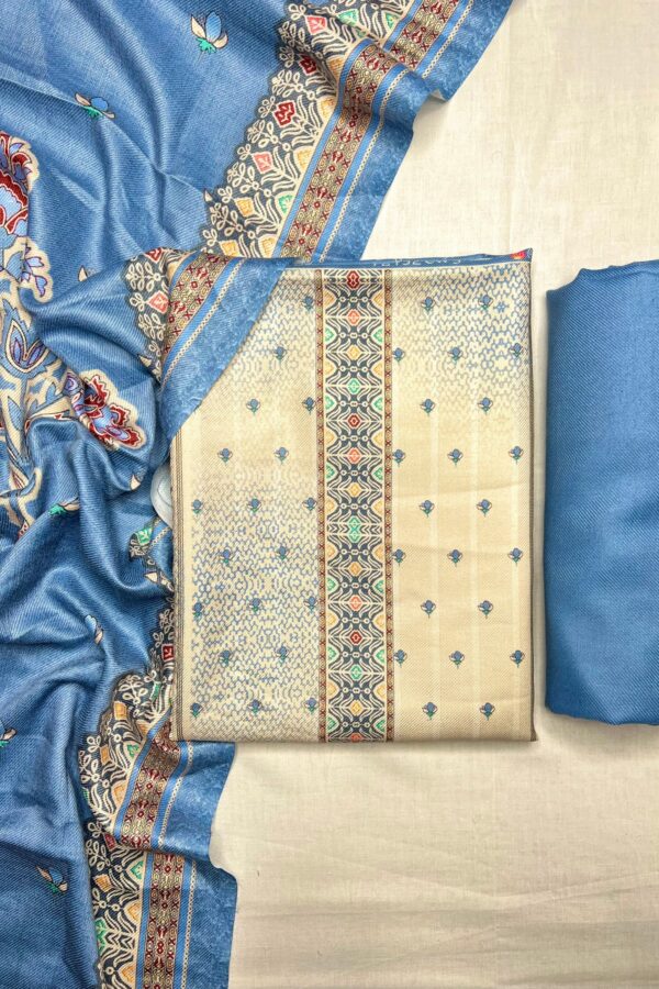 Contrast Beauty Digital Pashmina Suits
