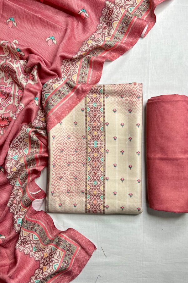 Contrast Beauty Digital Pashmina Suits