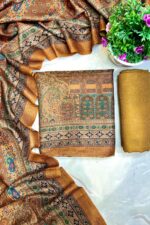 Luxurious Pashmina Print Unstitch Suit