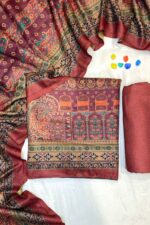 Luxurious Pashmina Print Unstitch Suit