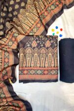 Unstitched Charm Kaani Prints Pashmina Suit