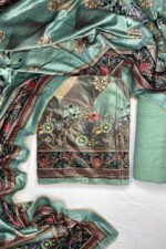 Soft Micro Velvet Unstitch with Floral prints