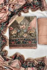 Soft Micro Velvet Unstitch with Floral prints