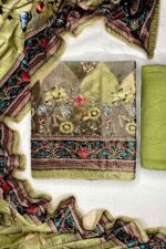Soft Micro Velvet Unstitch with Floral prints