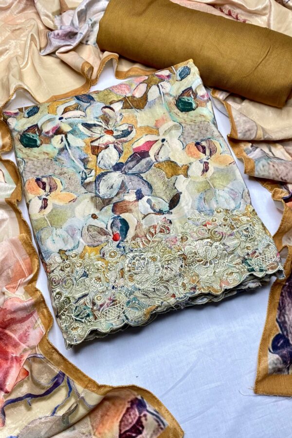 Multi Charm Micro Velvet Suit Fabric
