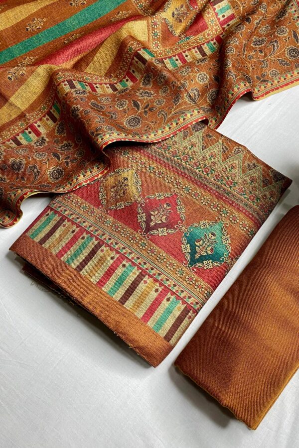Bright Charm Pashmina Unstitched Suit