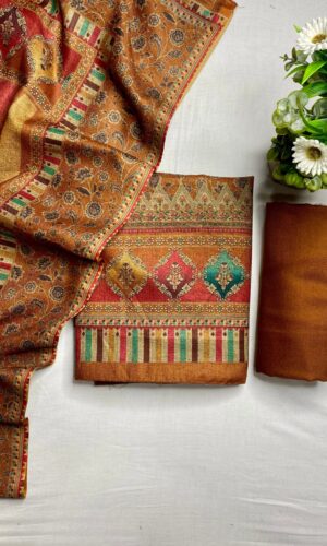 Bright Charm Pashmina Unstitched Suit