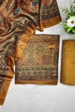 Elegant Multi Prints Pashmina Unstitched Suit
