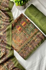 Elegant Multi Prints Pashmina Unstitched Suit