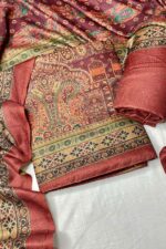 Elegant Multi Prints Pashmina Unstitched Suit